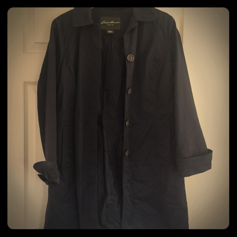 Women’s Eddie Bauer Trench Navy